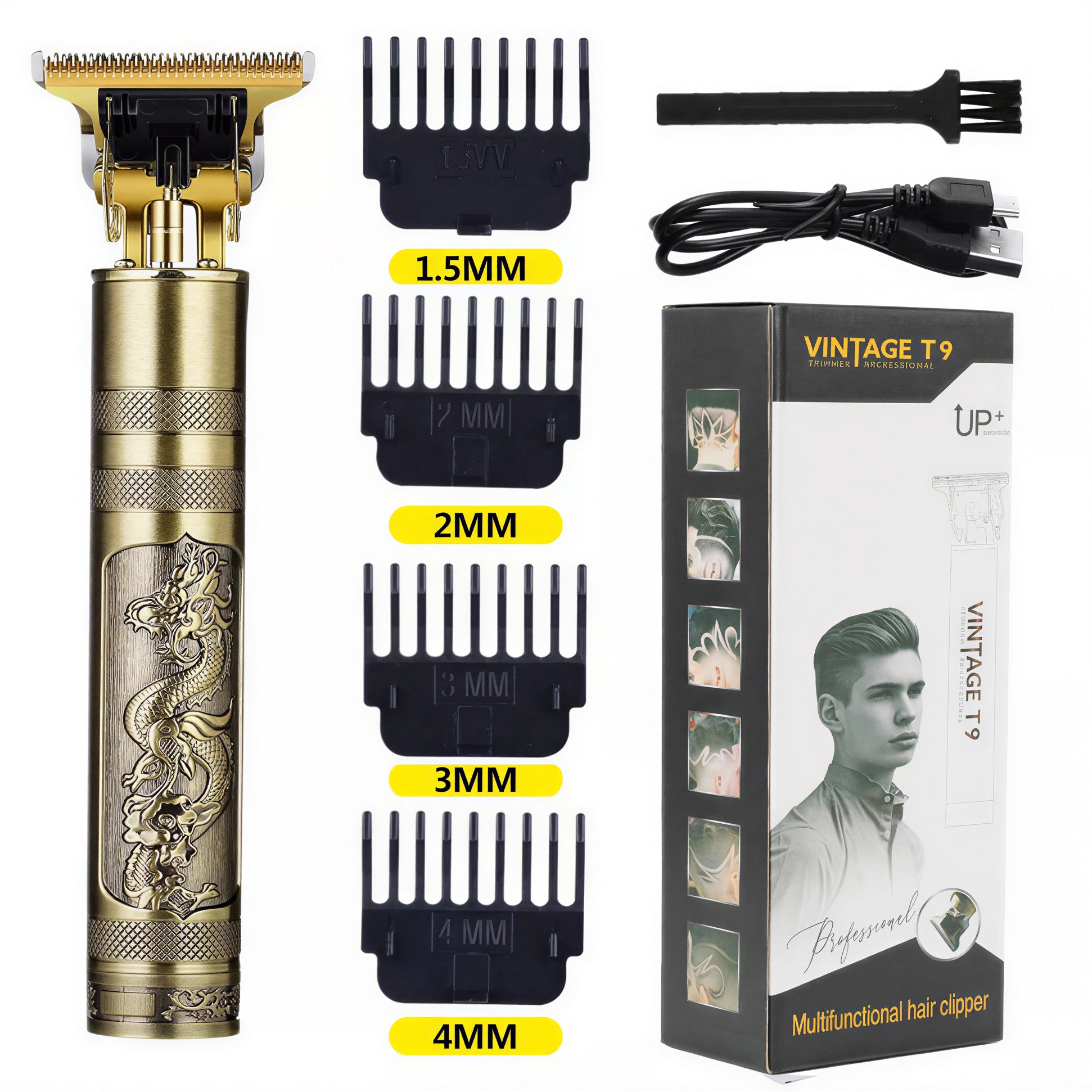 PROFESSIONAL T9 Vintage Hair Trimmer For Men