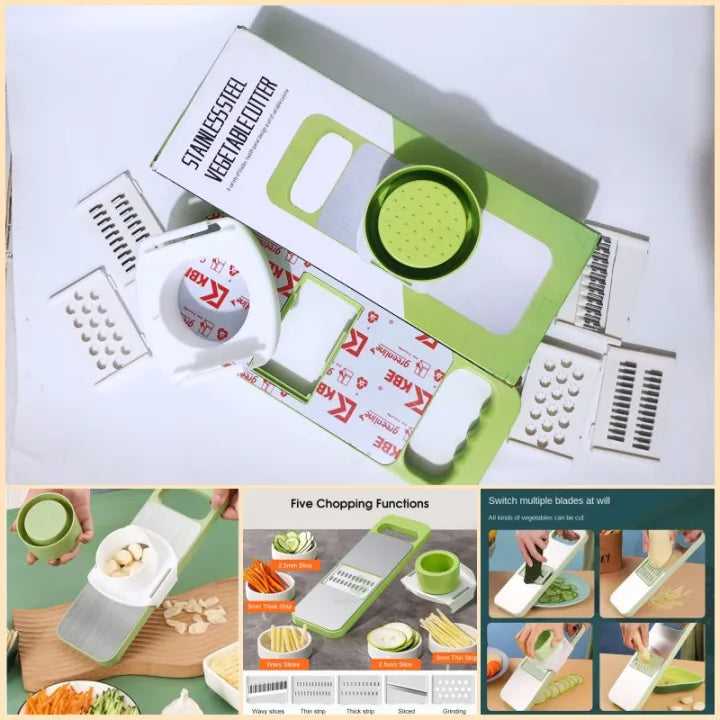 5 in 1 vegetable blades cutter