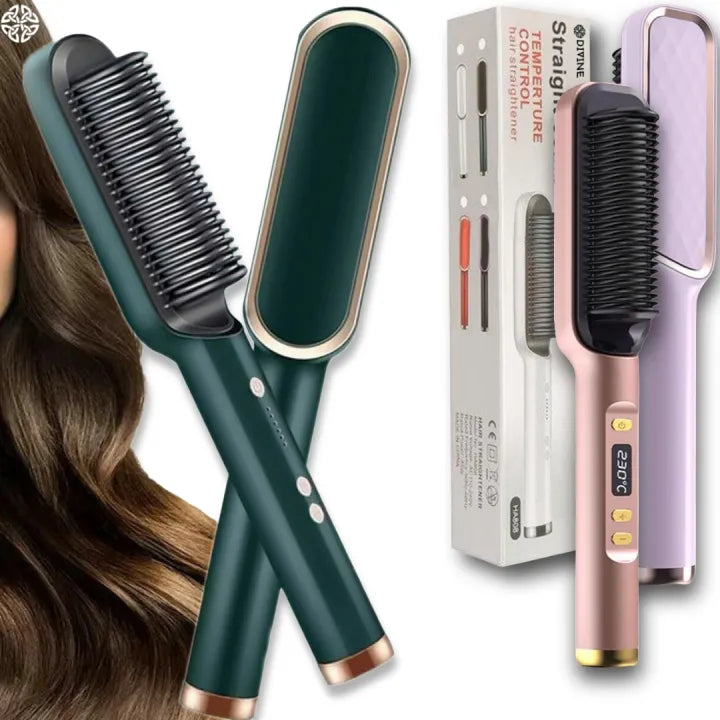 2 in 1 hair straightener comb
