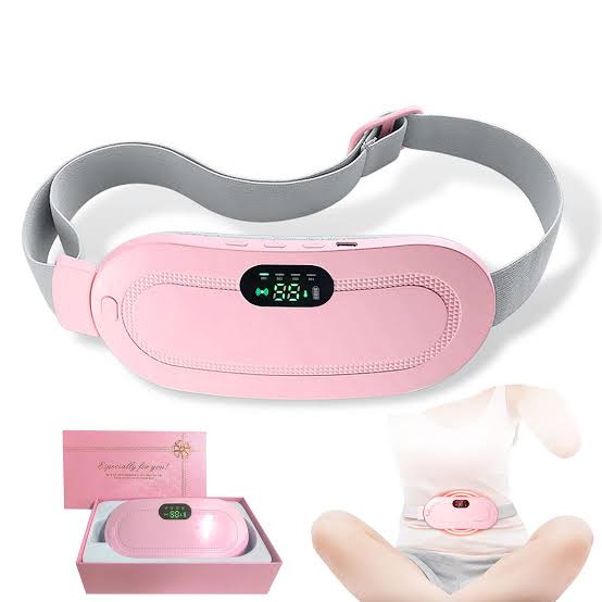New Period Cramp Relief Electric Heating Belt Massager